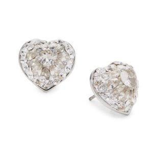 NWT ♠️ Kate Spade Pave Heart Stud Earrings